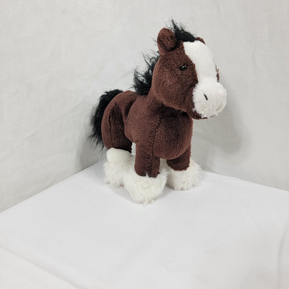 Plush Ganz Webkinz Clydesdale Horse HM139 - NO CODE